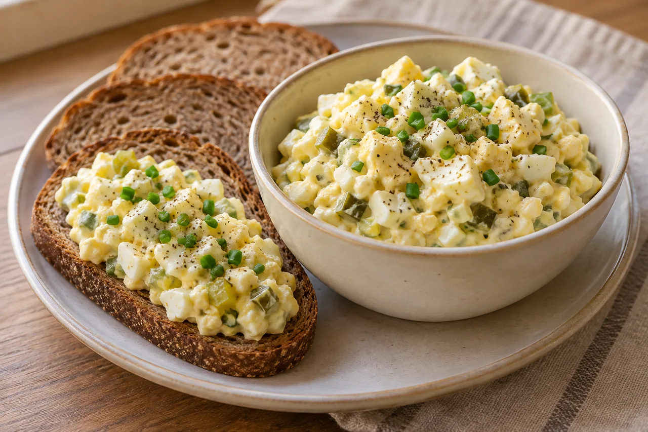 Pasta jajeczna z jogurtem - przepis Pasta jajeczna z jogurtem — przykładowe podanie potrawy