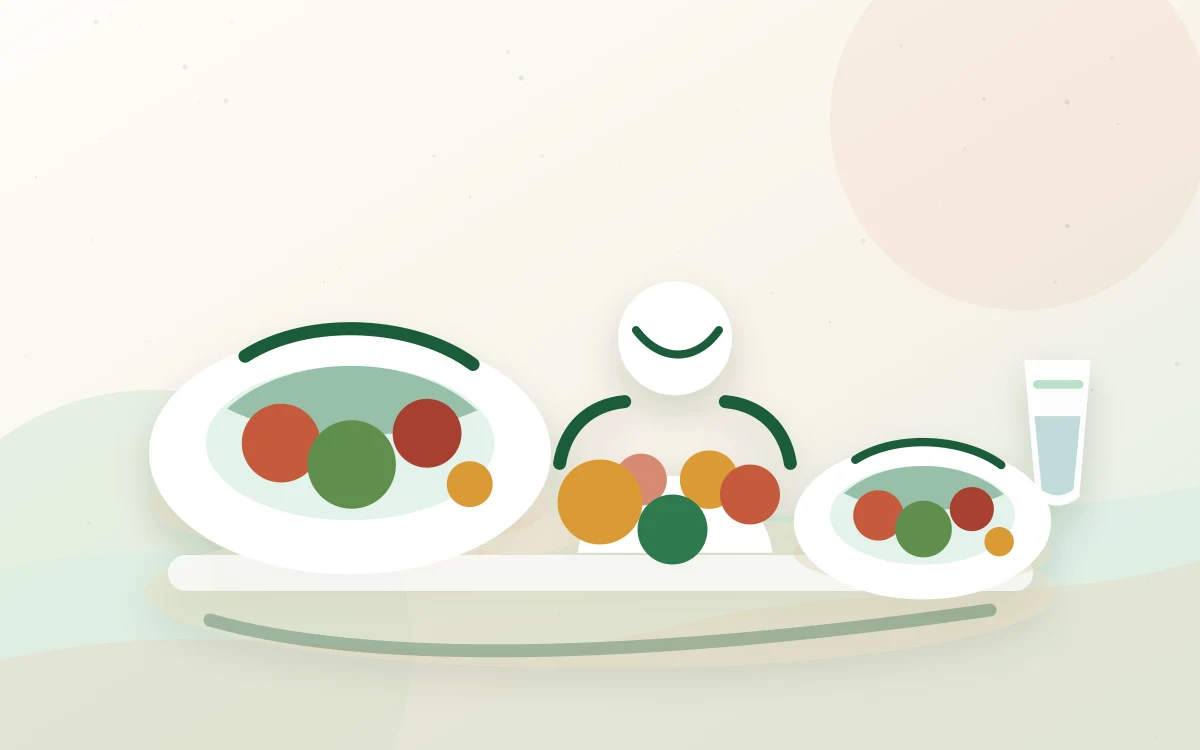 Dieta w okresie menopauzy - hub dietetyczny Dieta w okresie menopauzy - edukacyjna ilustracja dietetyczna