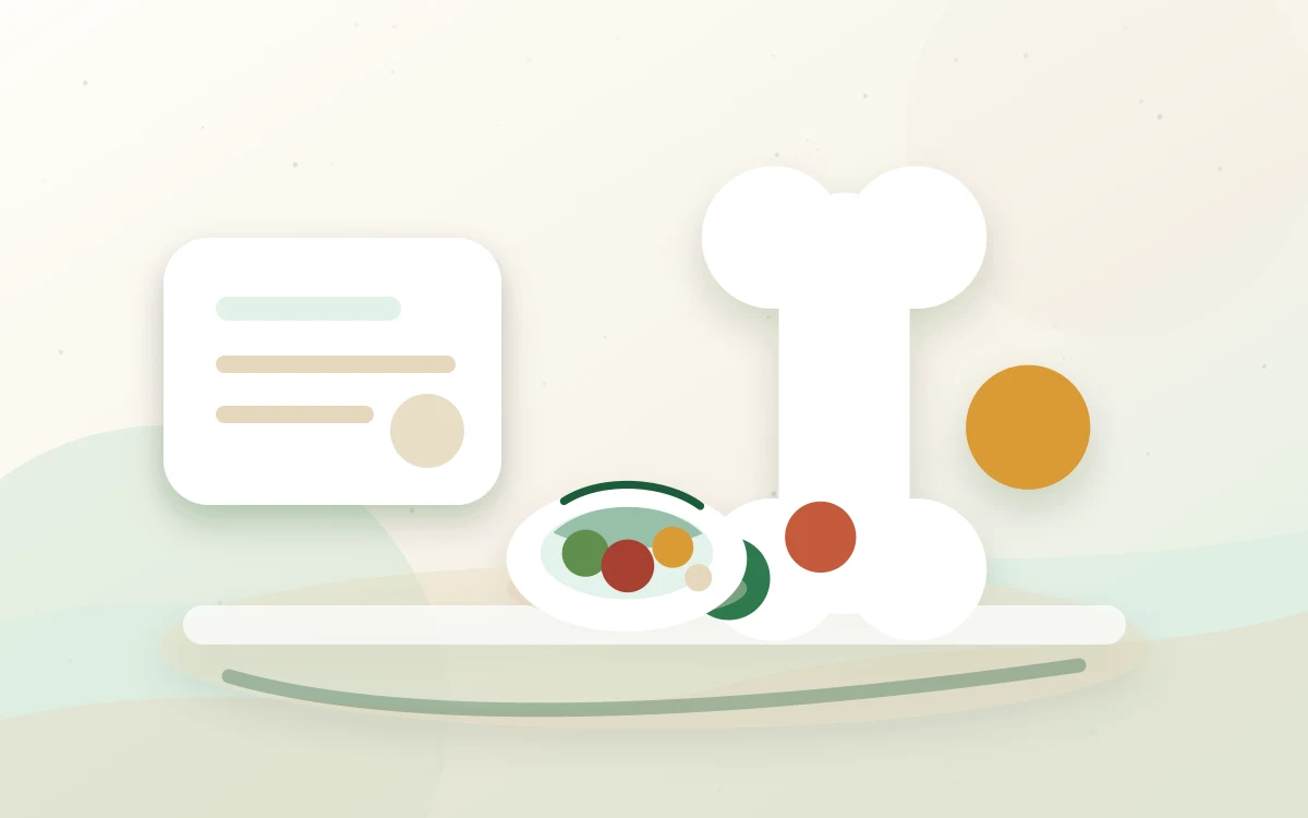 Dieta przy osteoporozie - hub dietetyczny Dieta przy osteoporozie - edukacyjna ilustracja dietetyczna
