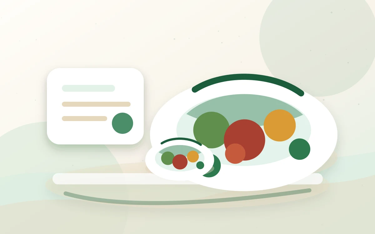 Dieta przy otyłości i redukcji masy ciała - hub dietetyczny Dieta przy otyłości i redukcji masy ciała - edukacyjna ilustracja dietetyczna