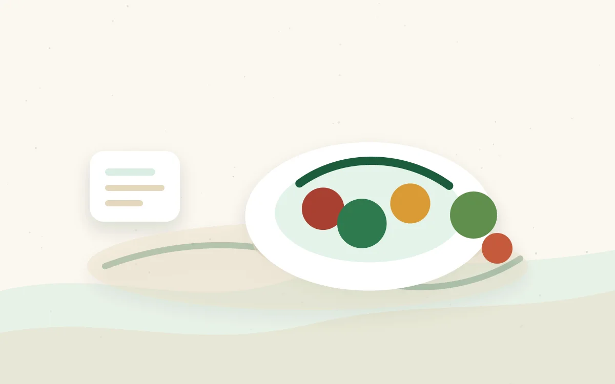 Strączki kcal - roślinne źródła białka i błonnika - ilustracja grupy produktów i wartości kcal