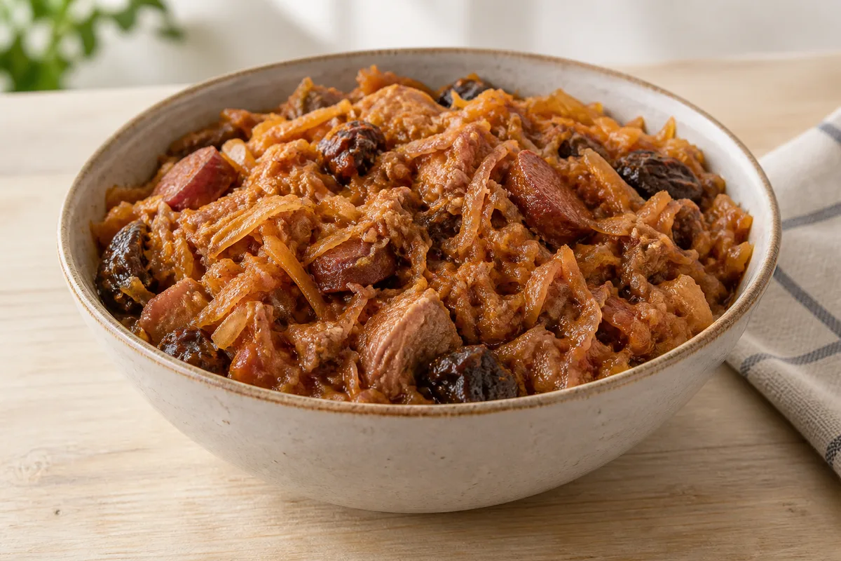 bigos — przykładowy wygląd produktu