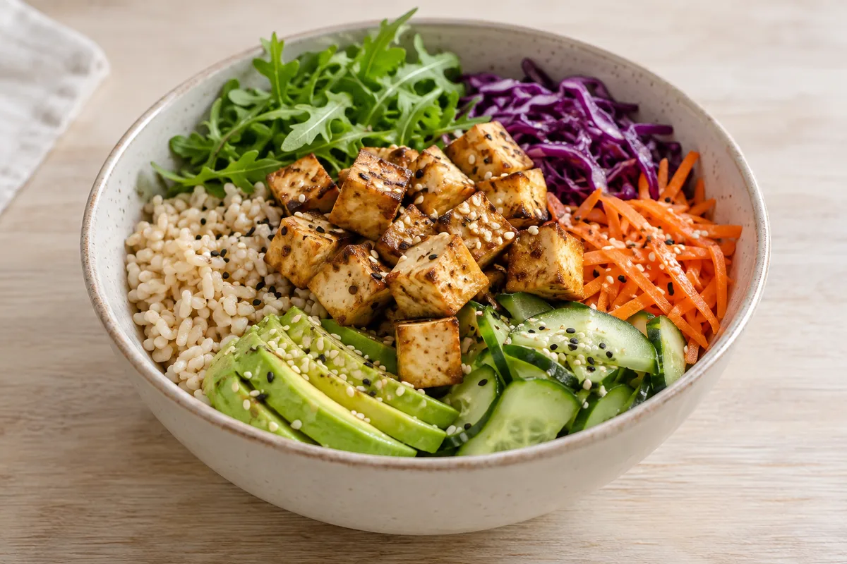 bowl z tofu — przykładowy wygląd produktu