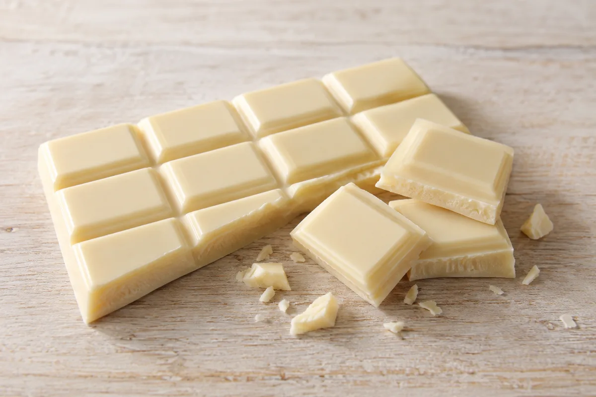 czekolada biała — przykładowy wygląd produktu