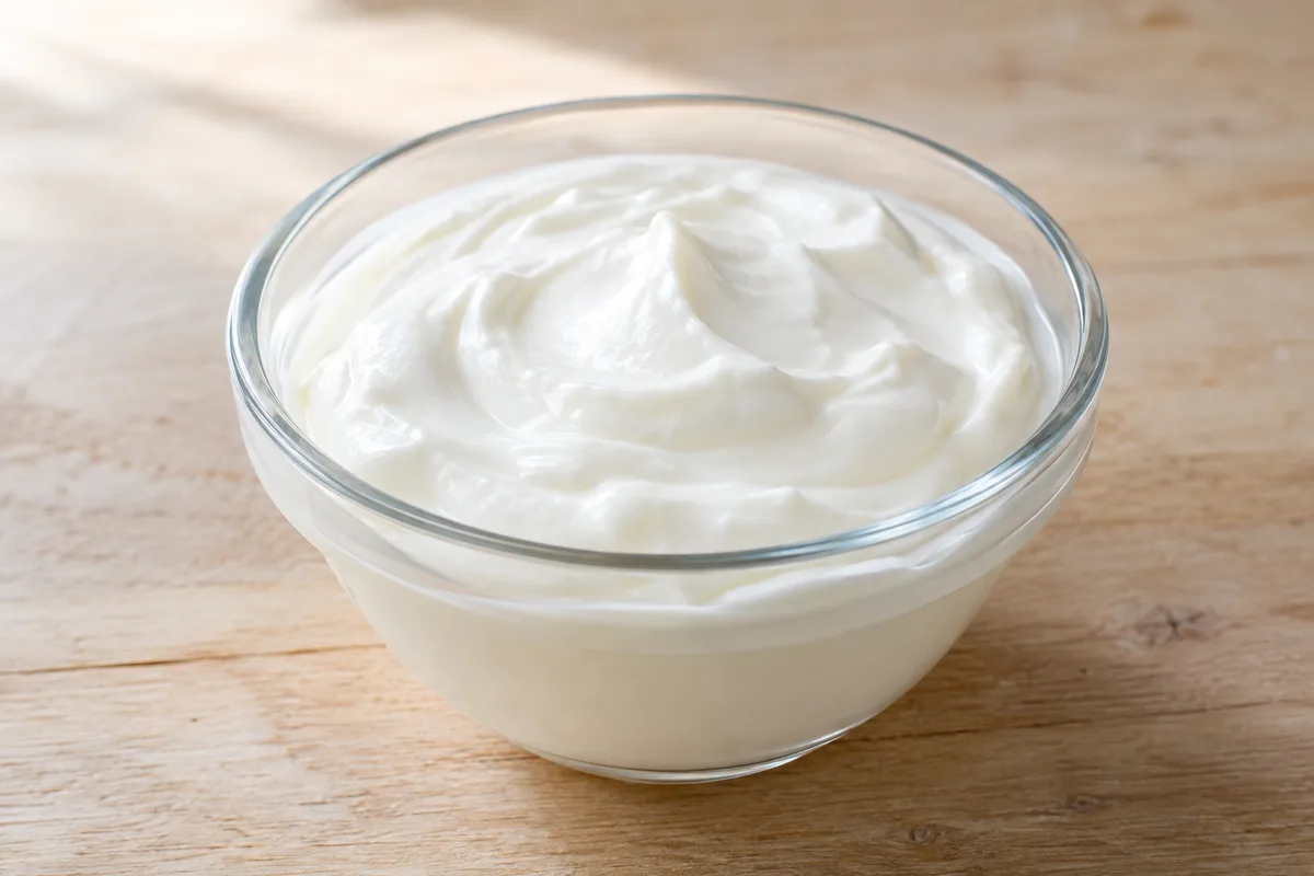 jogurt naturalny gęsty — przykładowy wygląd produktu