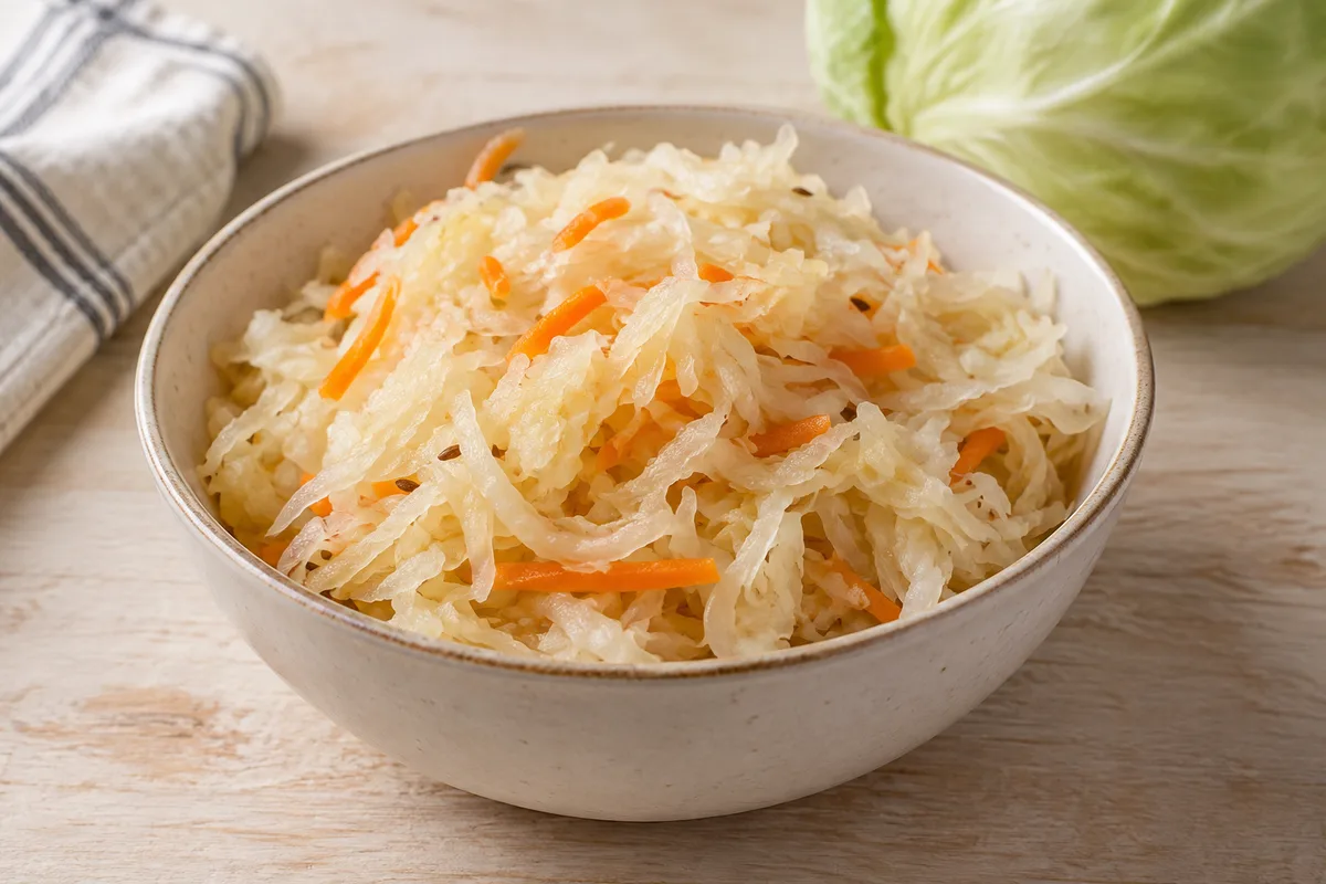 kapusta kiszona — przykładowy wygląd produktu