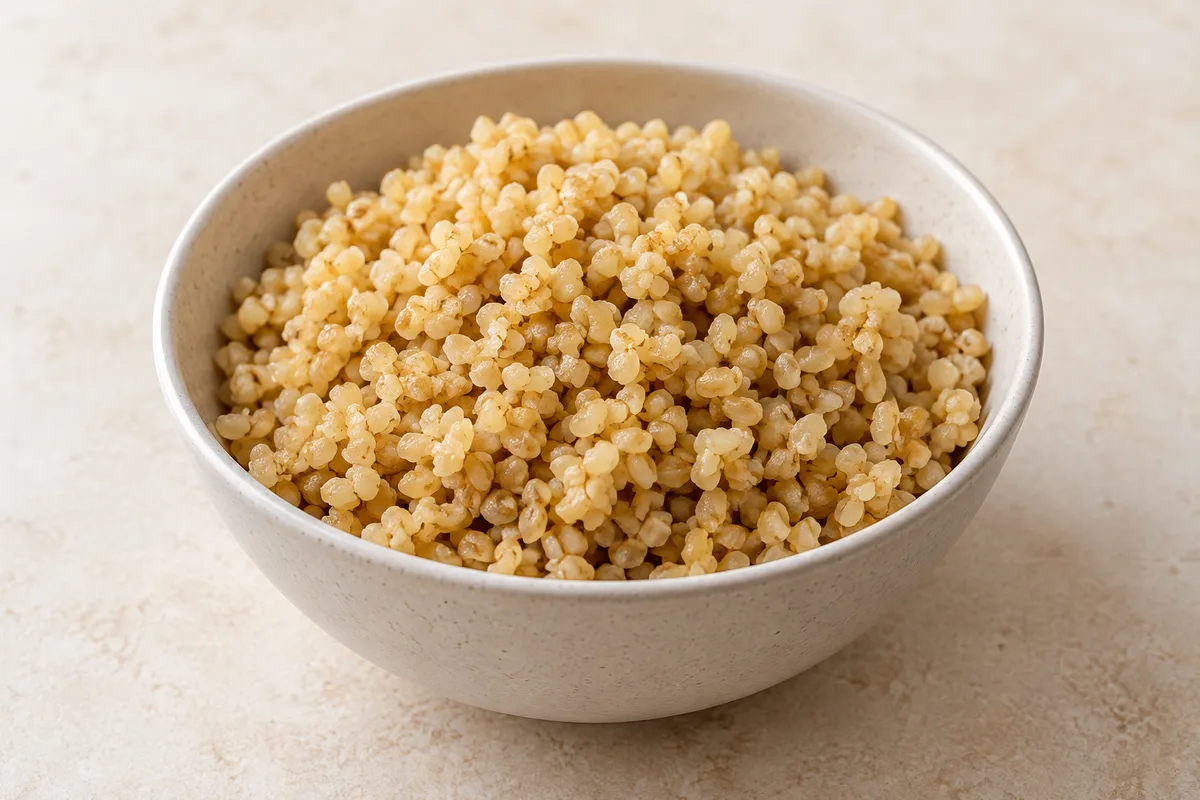 kasza bulgur gotowana — przykładowy wygląd produktu