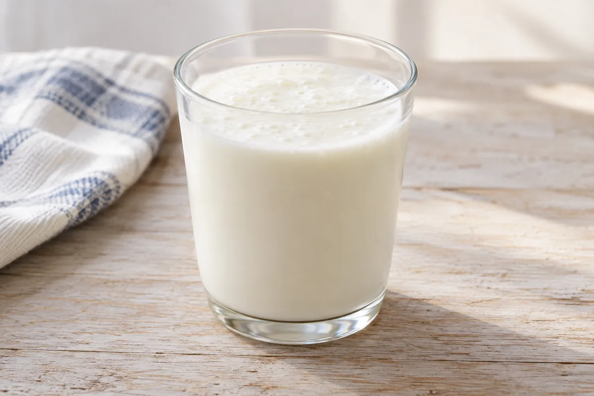 kefir — przykładowy wygląd produktu