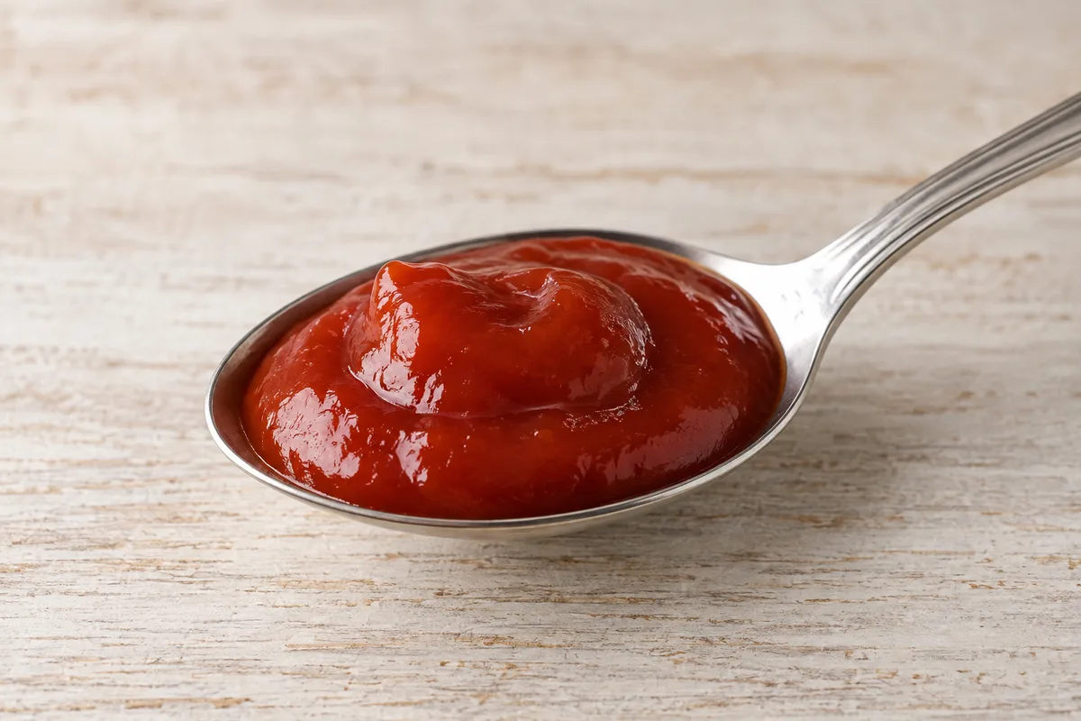 łyżka ketchupu — przykładowy wygląd produktu