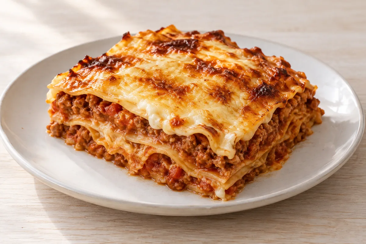 lasagne — przykładowy wygląd produktu