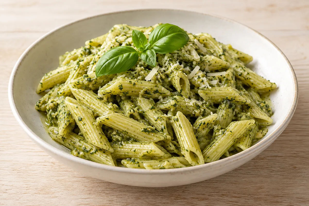 makaron z pesto — przykładowy wygląd produktu