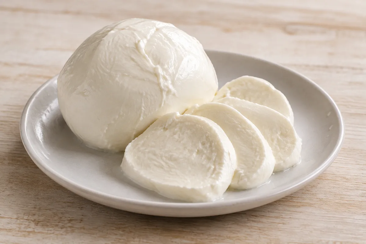 mozzarella — przykładowy wygląd produktu