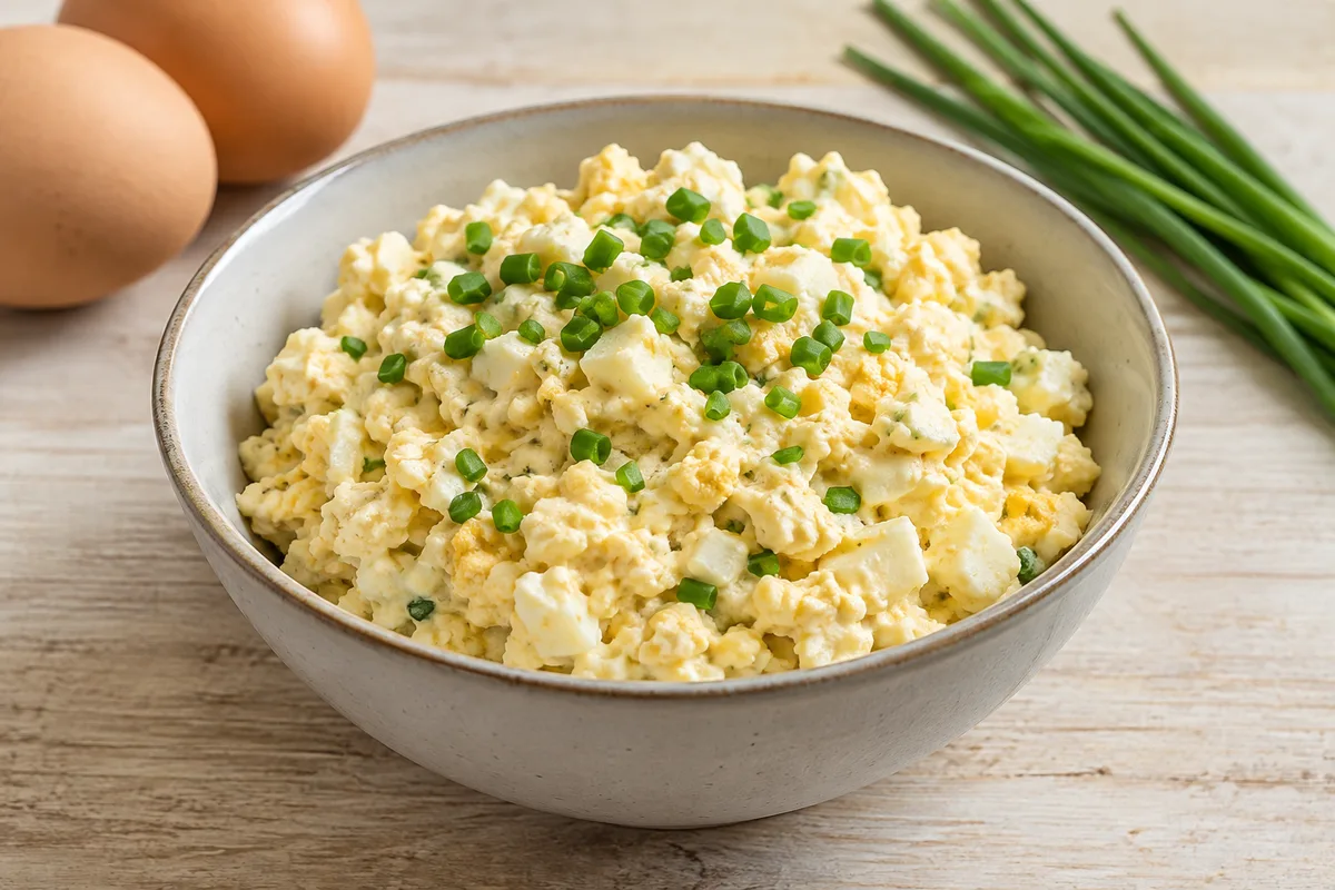 pasta jajeczna — przykładowy wygląd produktu
