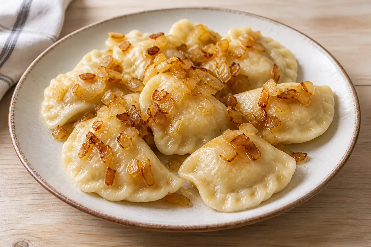 pierogi ruskie z cebulką — przykładowy wygląd produktu