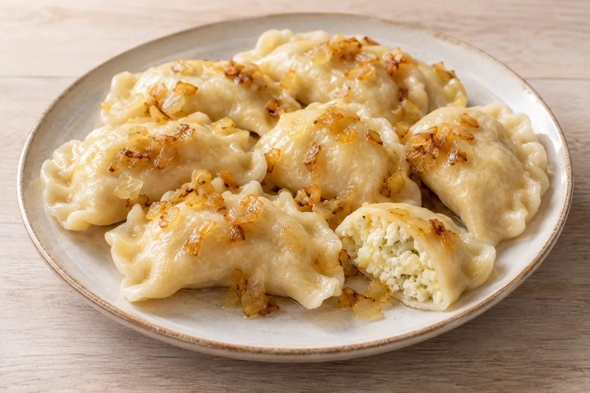 pierogi ruskie — przykładowy wygląd produktu