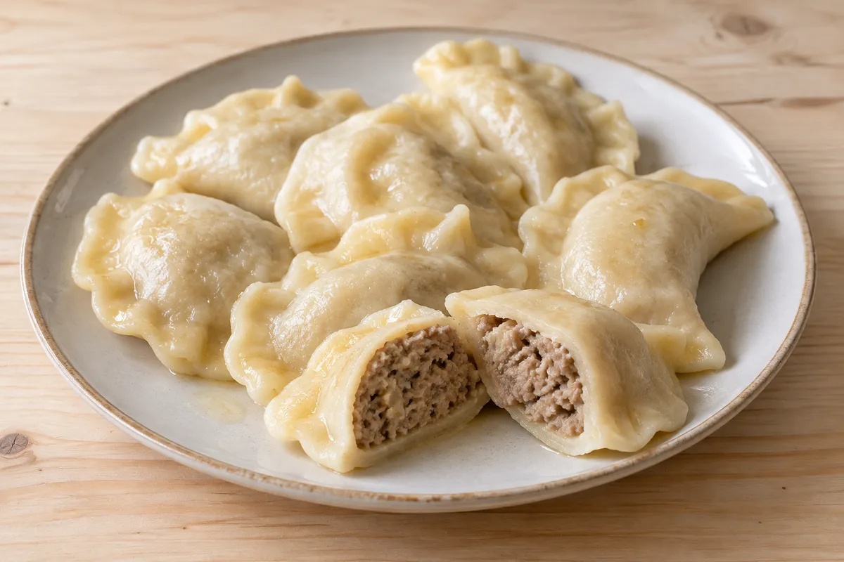 pierogi z mięsem — przykładowy wygląd produktu