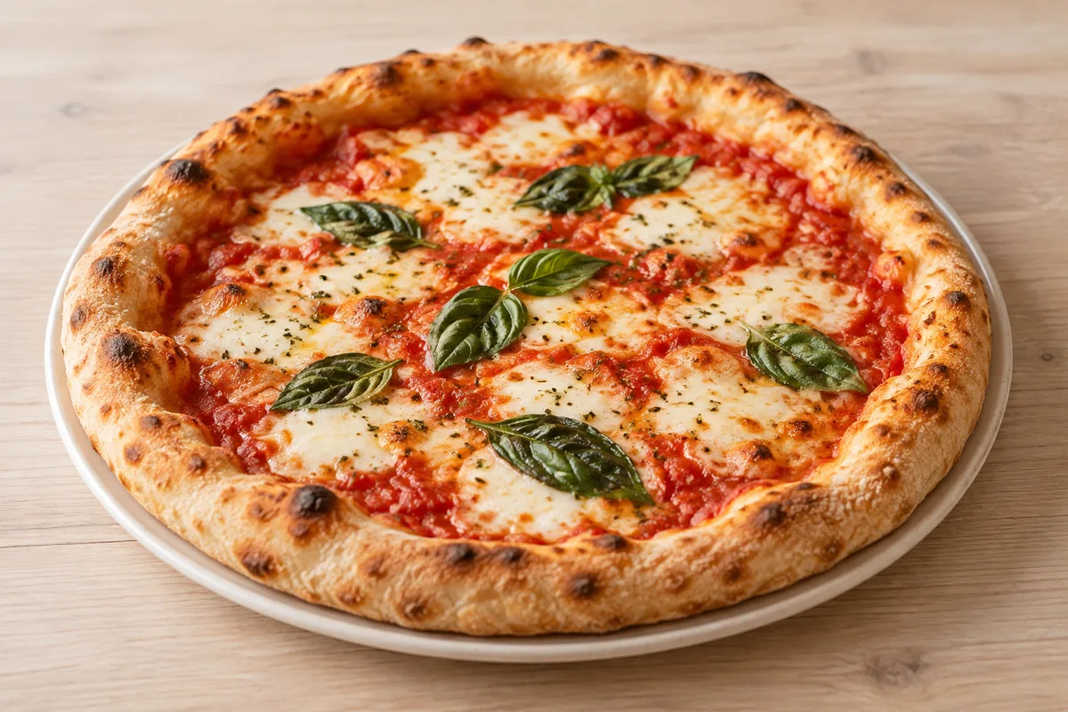pizza margherita — przykładowy wygląd produktu
