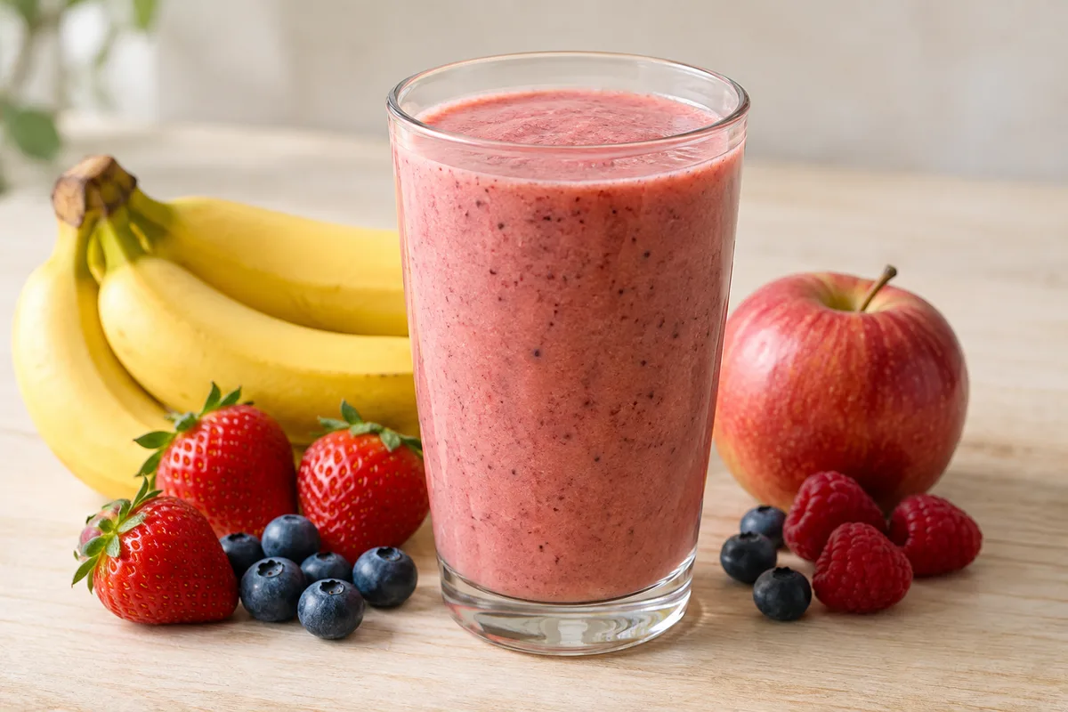smoothie owocowe — przykładowy wygląd produktu