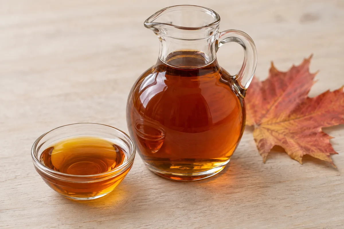 syrop klonowy — przykładowy wygląd produktu