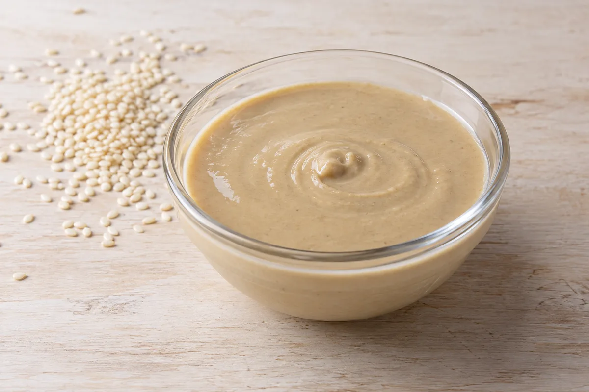 tahini — przykładowy wygląd produktu
