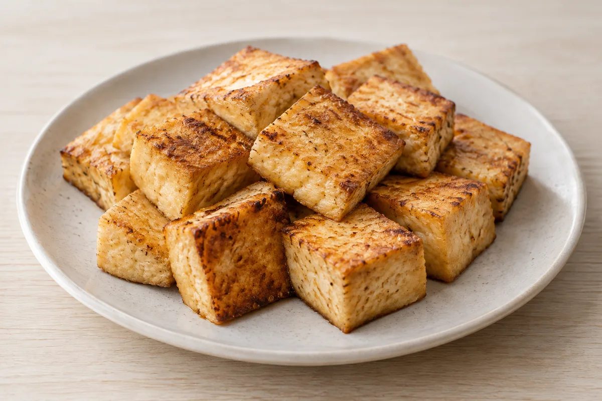 tofu smażone — przykładowy wygląd produktu