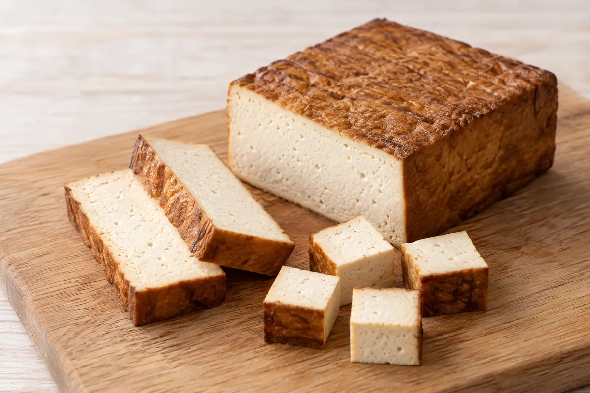 tofu wędzone — przykładowy wygląd produktu
