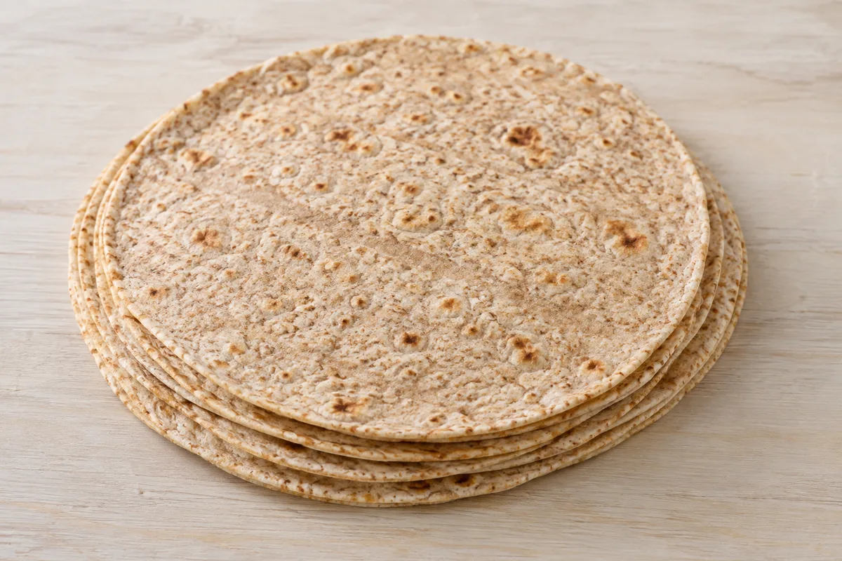 tortilla pełnoziarnista — przykładowy wygląd produktu