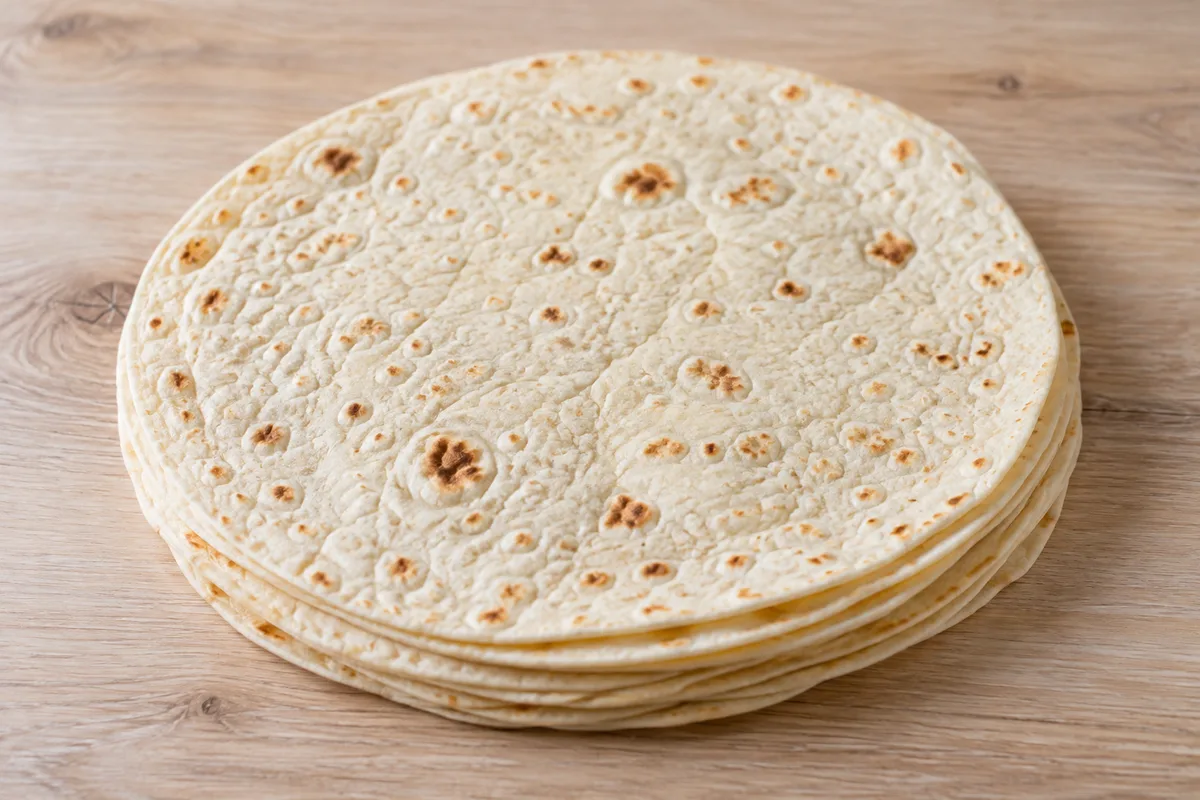 tortilla pszenna — przykładowy wygląd produktu