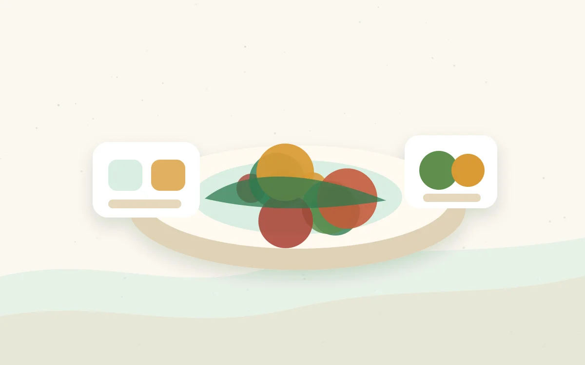 Omlet z papają i jogurtem - ilustracja przepisu dietetycznego
