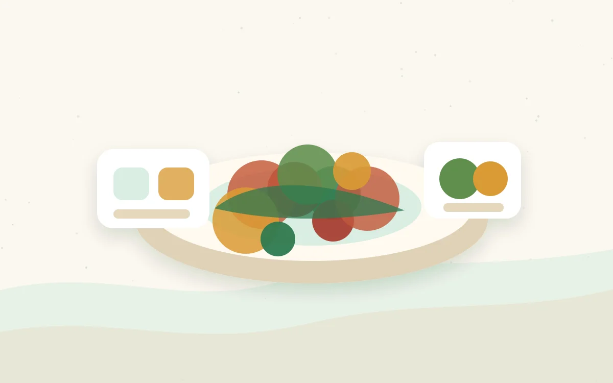 Przekąska z edamame i warzywami - ilustracja przepisu dietetycznego